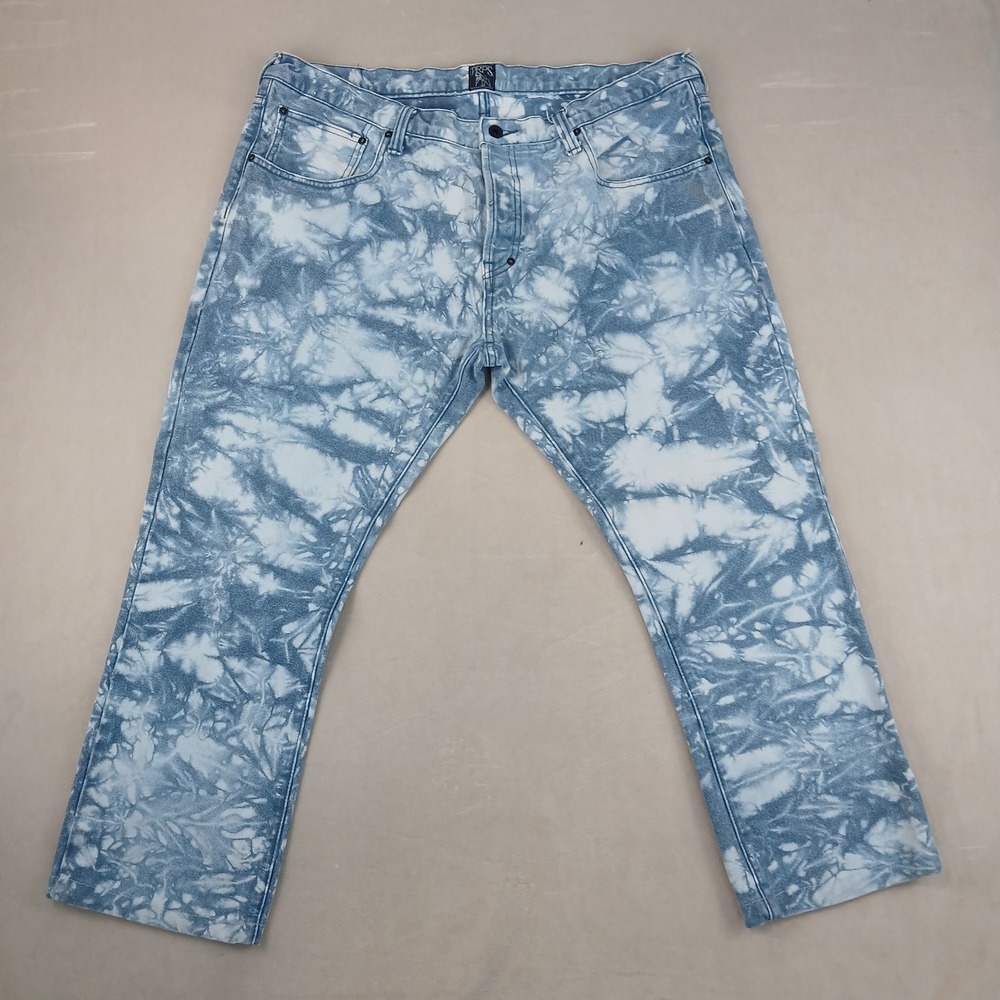 PRPS Demon 40x26 Mens Jeans All Over Print Short Cropped‎ Urban Street Wear FLAW